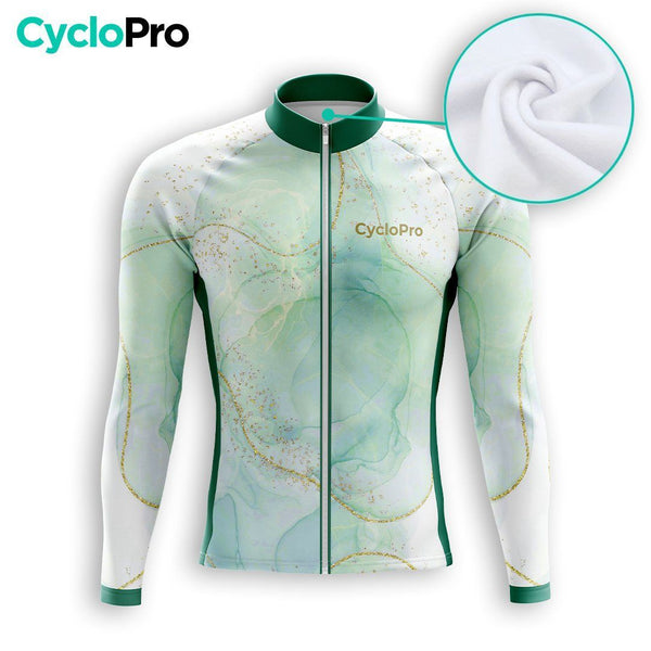 TENUE CYCLISTE HIVER HOMME VERTE - TEINTE+ tenue cyclisme homme CycloPro 