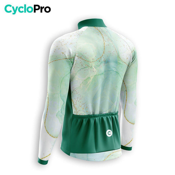 TENUE CYCLISTE HIVER HOMME VERTE - TEINTE+ tenue cyclisme homme CycloPro 