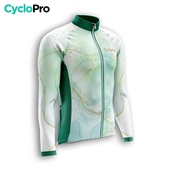 TENUE CYCLISTE HIVER HOMME VERTE - TEINTE+ tenue cyclisme homme CycloPro 