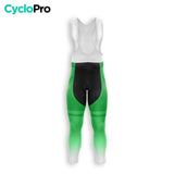 TENUE CYCLISTE HIVER HOMME VERTE - TRACE+ tenue cyclisme homme CycloPro 