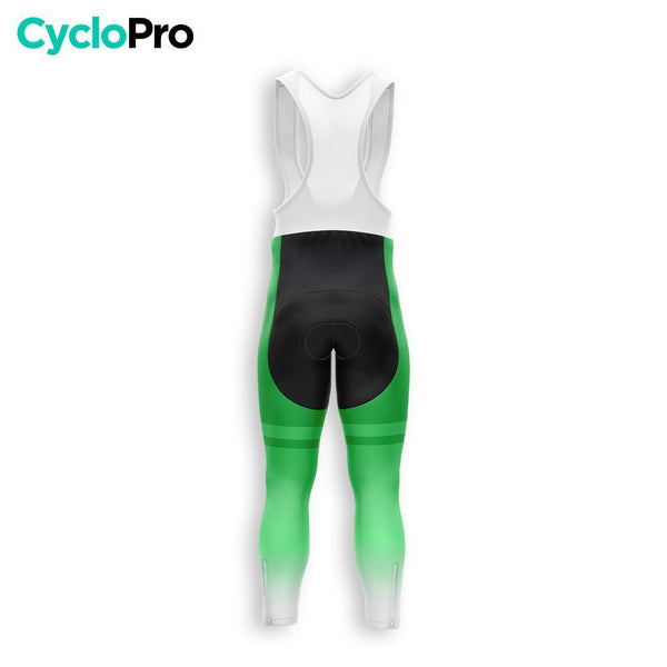 TENUE CYCLISTE HIVER HOMME VERTE - TRACE+ tenue cyclisme homme CycloPro 