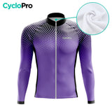 TENUE CYCLISTE HIVER HOMME VIOLET - COCCINELLE+ tenue cyclisme homme CycloPro 