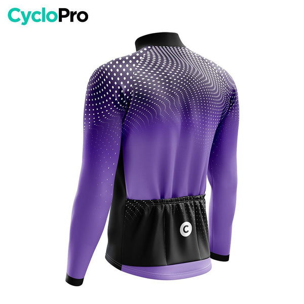 TENUE CYCLISTE HIVER HOMME VIOLET - COCCINELLE+ tenue cyclisme homme CycloPro 