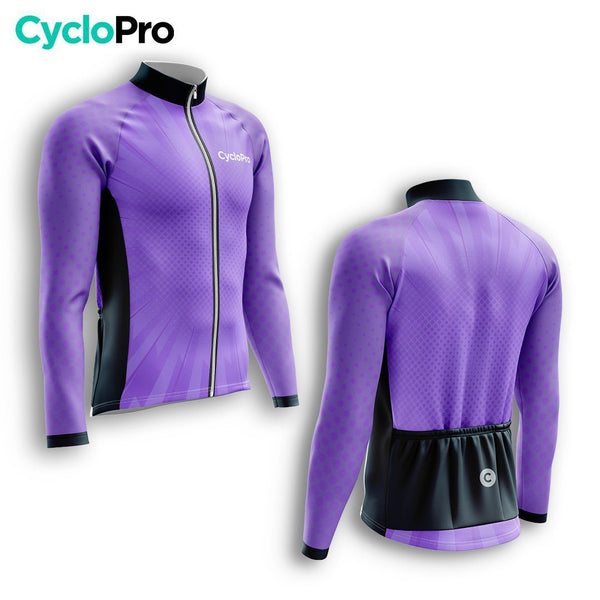 TENUE CYCLISTE HIVER HOMME VIOLET - SPEED+ tenue cyclisme homme CycloPro 