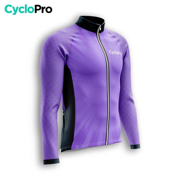 TENUE CYCLISTE HIVER HOMME VIOLET - SPEED+ tenue cyclisme homme CycloPro 