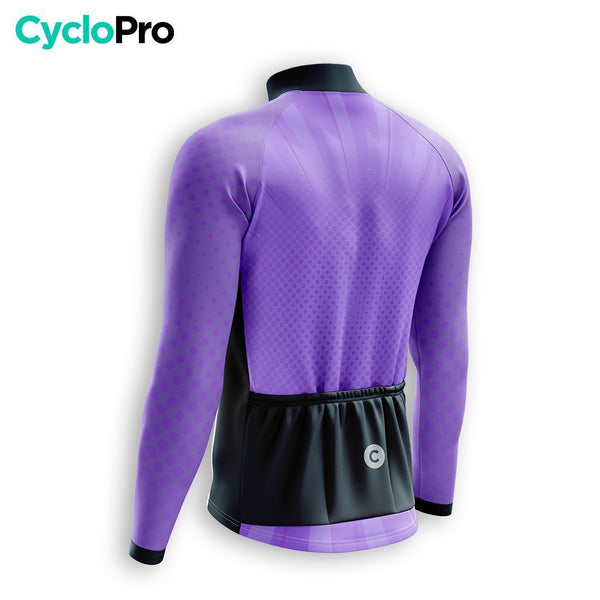TENUE CYCLISTE HIVER HOMME VIOLET - SPEED+ tenue cyclisme homme CycloPro 
