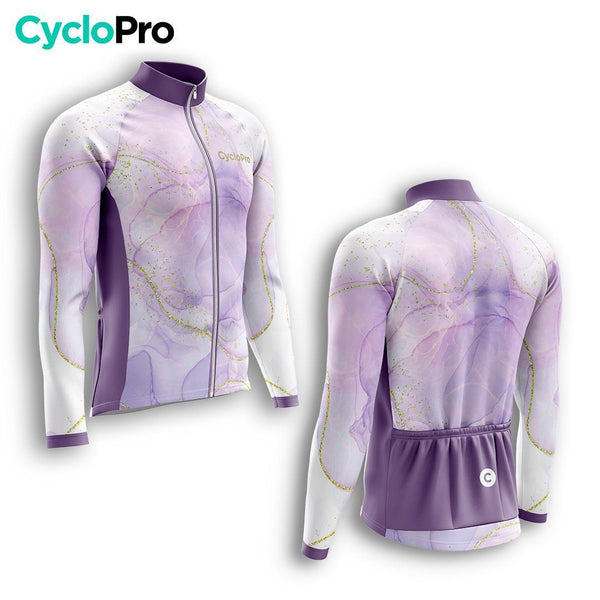 TENUE CYCLISTE HIVER HOMME VIOLETTE - TEINTE+ tenue cyclisme homme CycloPro 