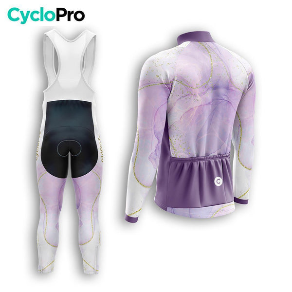 TENUE CYCLISTE HIVER HOMME VIOLETTE - TEINTE+ tenue cyclisme homme CycloPro 