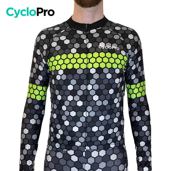 Tenue cycliste hiver Jaune - Atmosphère+ tenue de cyclisme thermique GT-Cycle Outdoor Store 