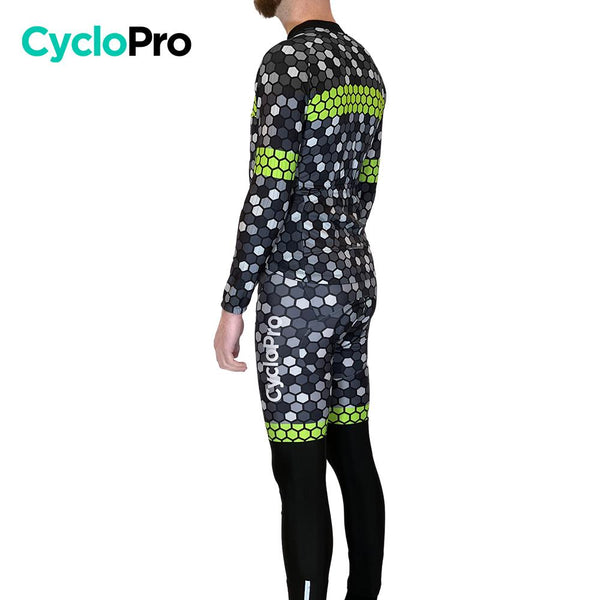 Tenue cycliste hiver Jaune - Atmosphère+ tenue de cyclisme thermique GT-Cycle Outdoor Store 