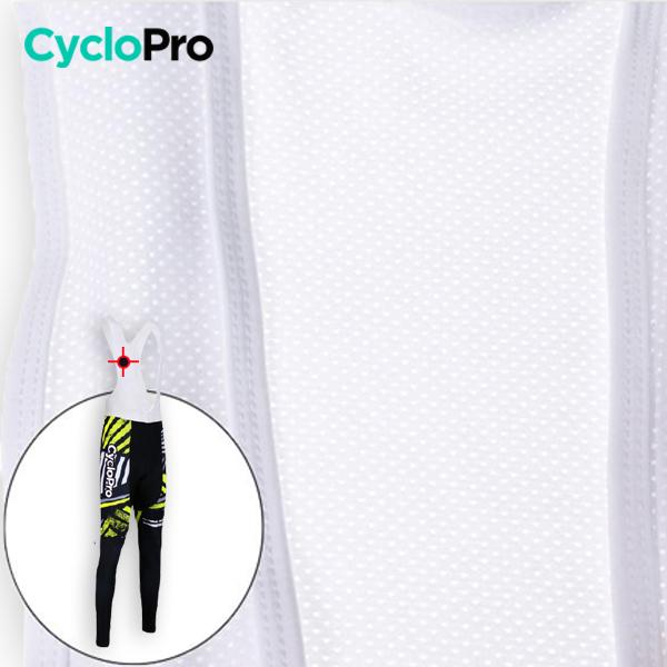 TENUE CYCLISTE HIVER JAUNE - DIRTY+ tenue de cyclisme CycloPro 