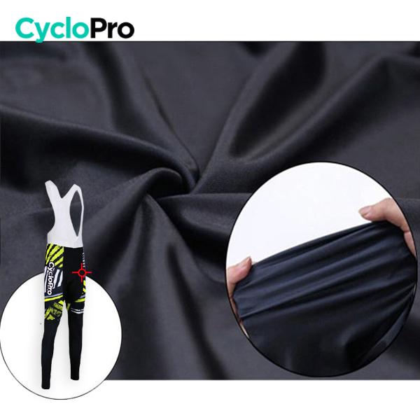 TENUE CYCLISTE HIVER JAUNE - DIRTY+ tenue de cyclisme CycloPro 