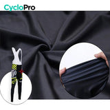 TENUE CYCLISTE HIVER JAUNE - DIRTY+ tenue de cyclisme CycloPro 