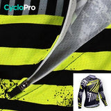 TENUE CYCLISTE HIVER JAUNE - DIRTY+ tenue de cyclisme CycloPro 