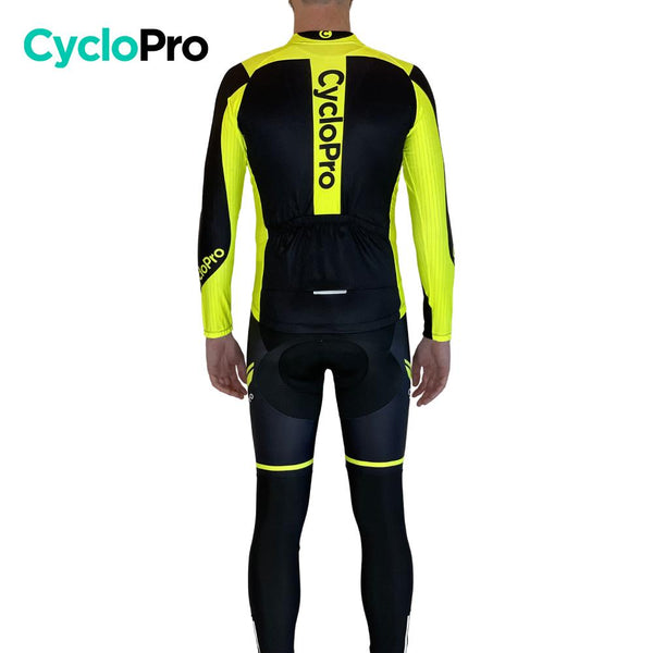 Tenue cycliste hiver jaune - Flash+ tenue de cyclisme hiver GT-Cycle Outdoor Store 