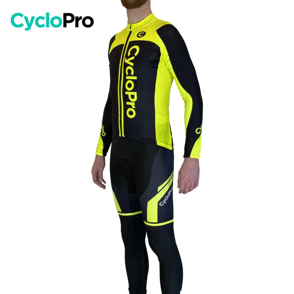 Tenue cycliste hiver jaune - Flash+ tenue de cyclisme hiver GT-Cycle Outdoor Store 