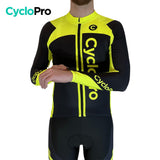 Tenue cycliste hiver jaune - Flash+ tenue de cyclisme hiver GT-Cycle Outdoor Store 