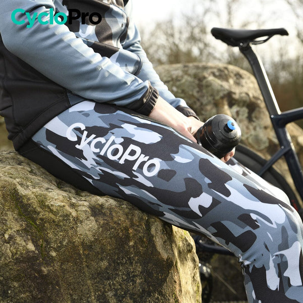 TENUE CYCLISTE HIVER MARINE - COMMANDEUR tenue de cyclisme CycloPro 