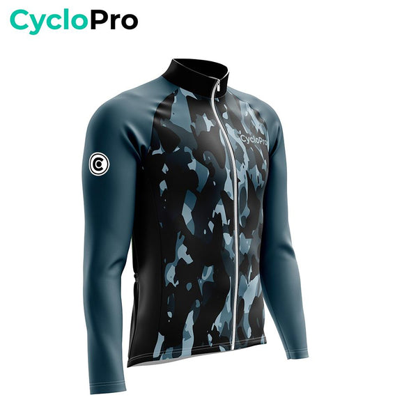 TENUE CYCLISTE HIVER MARINE - COMMANDEUR tenue de cyclisme CycloPro 