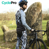 TENUE CYCLISTE HIVER MARINE - COMMANDEUR tenue de cyclisme CycloPro 