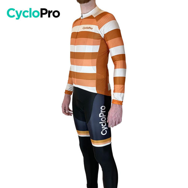 Tenue cycliste hiver Orange - Evasion+ tenue de cyclisme thermique GT-Cycle Outdoor Store 