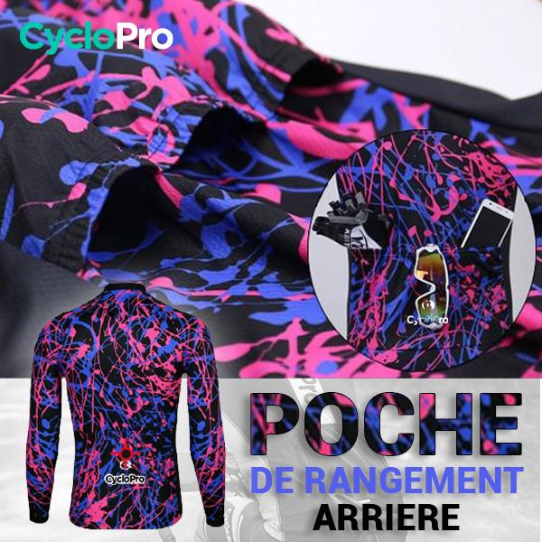 TENUE CYCLISTE HIVER - PAINT+ tenue cyclisme homme CycloPro 
