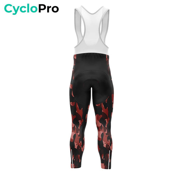 TENUE CYCLISTE HIVER ROUGE - COMMANDEUR tenue de cyclisme CycloPro 