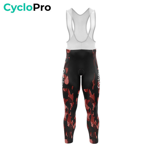 TENUE CYCLISTE HIVER ROUGE - COMMANDEUR tenue de cyclisme CycloPro 