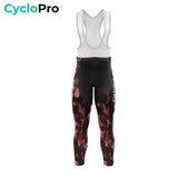 TENUE CYCLISTE HIVER ROUGE - COMMANDEUR tenue de cyclisme CycloPro 