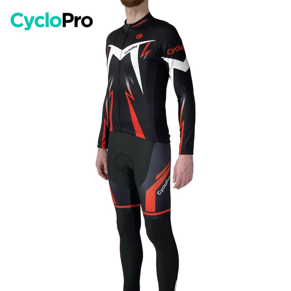 Tenue cycliste hiver Rouge - Confort+ tenue de cyclisme hiver GT-Cycle Outdoor Store 