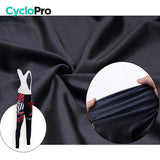 TENUE CYCLISTE HIVER ROUGE - DIRTY+ tenue de cyclisme CycloPro 