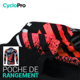 TENUE CYCLISTE HIVER ROUGE - DIRTY+ tenue de cyclisme CycloPro 