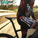 TENUE CYCLISTE HIVER ROUGE - DIRTY+ tenue de cyclisme CycloPro 