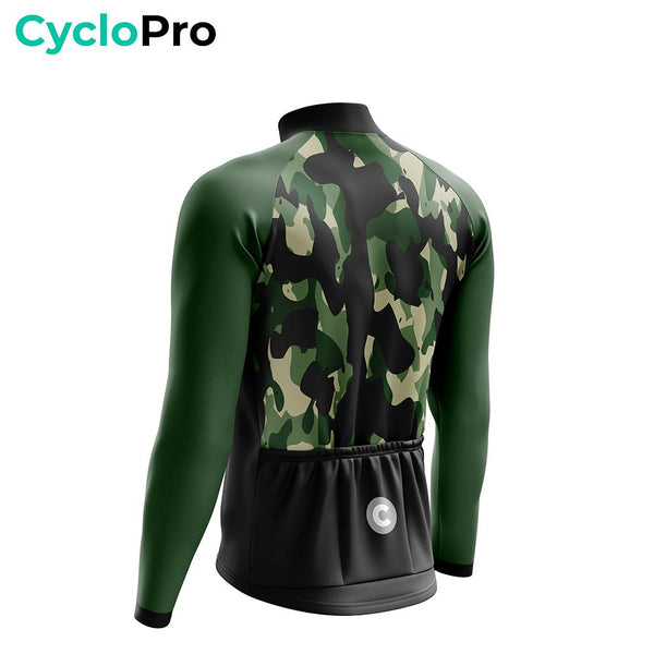 TENUE CYCLISTE HIVER VERTE - COMMANDEUR tenue de cyclisme CycloPro 