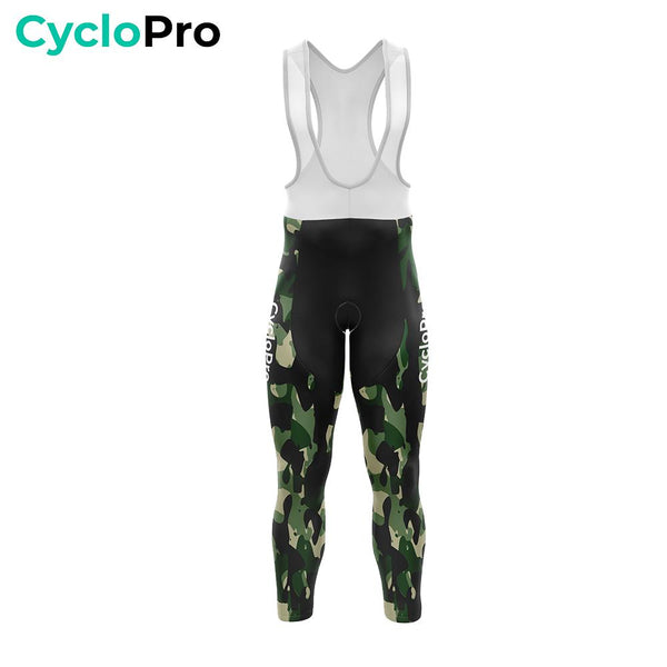 TENUE CYCLISTE HIVER VERTE - COMMANDEUR tenue de cyclisme CycloPro 