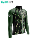 TENUE CYCLISTE HIVER VERTE - COMMANDEUR tenue de cyclisme CycloPro 
