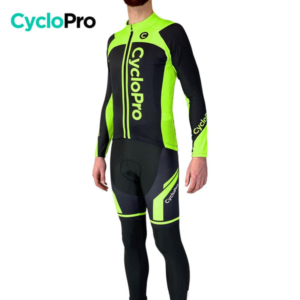 Tenue cycliste hiver verte - Flash+ tenue de cyclisme hiver GT-Cycle Outdoor Store 