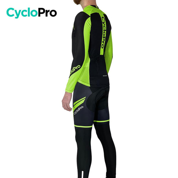 Tenue cycliste hiver verte - Flash+ tenue de cyclisme hiver GT-Cycle Outdoor Store 
