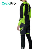 Tenue cycliste hiver verte - Flash+ tenue de cyclisme hiver GT-Cycle Outdoor Store 