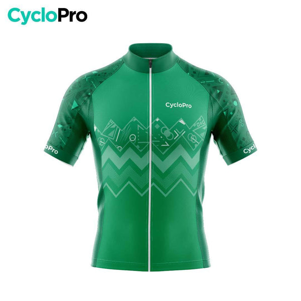 TENUE DE CYCLISME ÉTÉ HOMME VERTE - GRAFIK+ Tenue de cyclisme été GT-Cycle Outdoor Store 