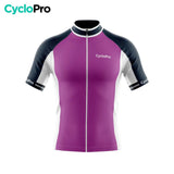 TENUE DE CYCLISME ÉTÉ HOMME VIOLET - CHIC+ Tenue de cyclisme été GT-Cycle Outdoor Store 