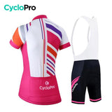 TENUE DE CYCLISME FEMME - ROAD+ Tenue de cyclisme été CycloPro 