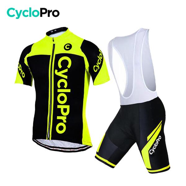 Tenue De Cycliste Route - Flash+ - DESTOCKAGE Tenue de cyclisme été Cyclo Pro Jaune / noir XS 