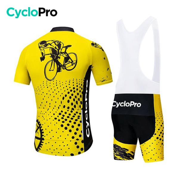 Tenue De Cycliste Route Jaune - Vintage Tenue de cyclisme été GT-Cycle Outdoor Store 