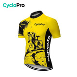 Tenue De Cycliste Route Jaune - Vintage Tenue de cyclisme été GT-Cycle Outdoor Store 