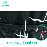 Tenue De Cycliste Route Noir - Magique+ Tenue de cyclisme été GT-Cycle Outdoor Store 