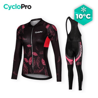 TENUE VÉLO AUTOMNE FEMME - AUTOMNE+ - DESTOCKAGE tenue de cyclisme CycloPro Avec XS 