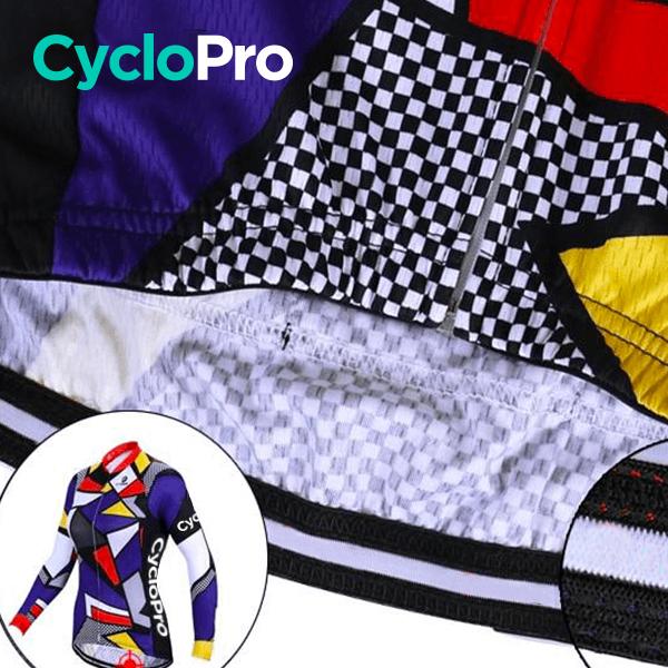 Tenue Vélo Automne Mosaique - Confort+ tenue automne femme GT-Cycle Outdoor Store 