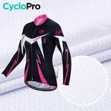 Tenue Vélo Automne Rose - Confort+ - DESTOCKAGE tenue automne femme CycloPro 