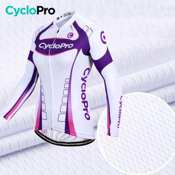 Tenue Vélo Automne Violet - Confort+ tenue automne femme GT-Cycle Outdoor Store 